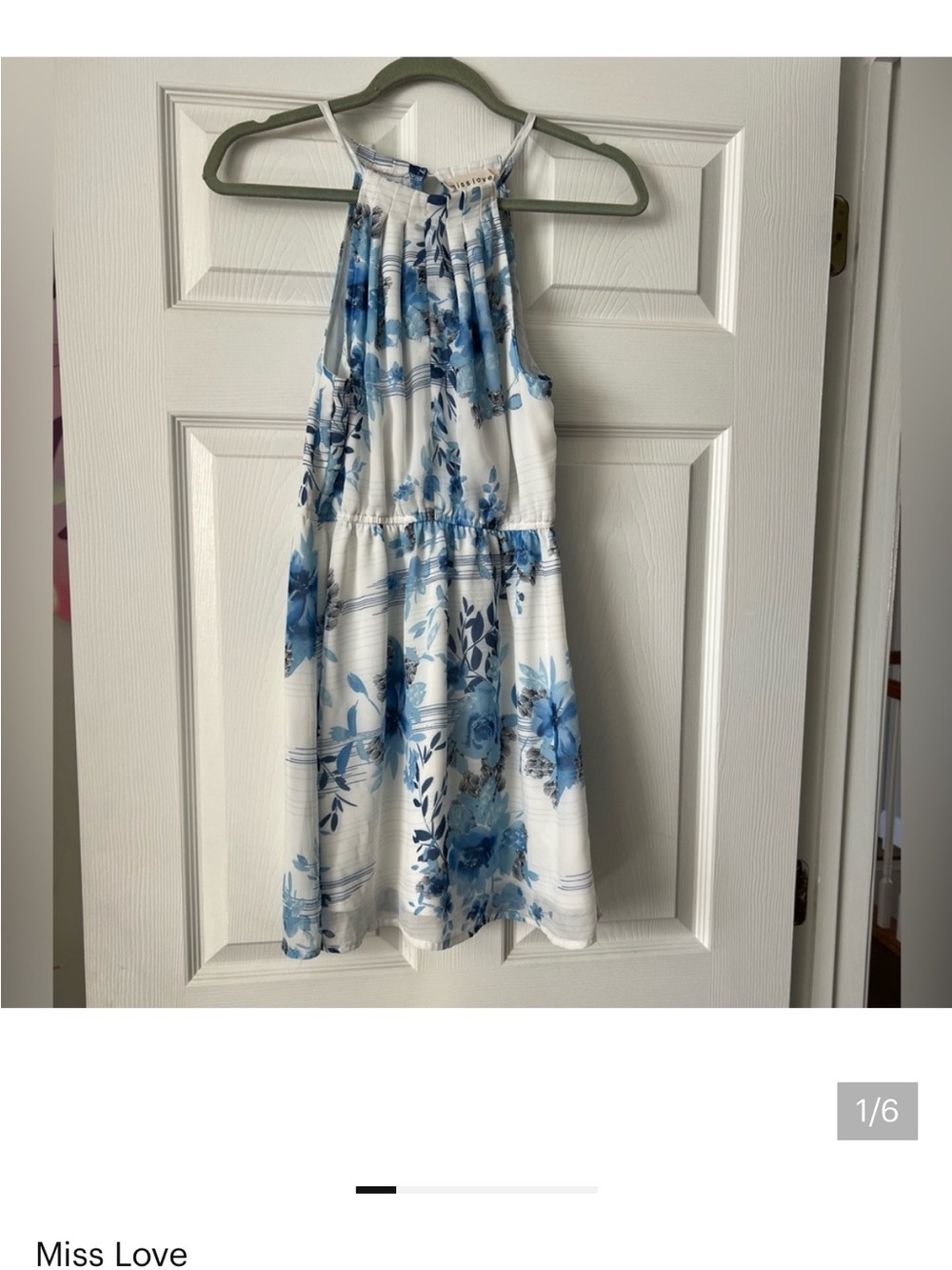 Miss Love Halter style floral small dress